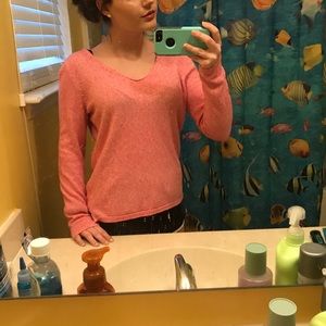 pink sweater